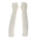 thumbnail image 3 of Guantes largos de punto sin dedos para mujer y hombre, suaves y cálidos. Blanco, 3 of 7