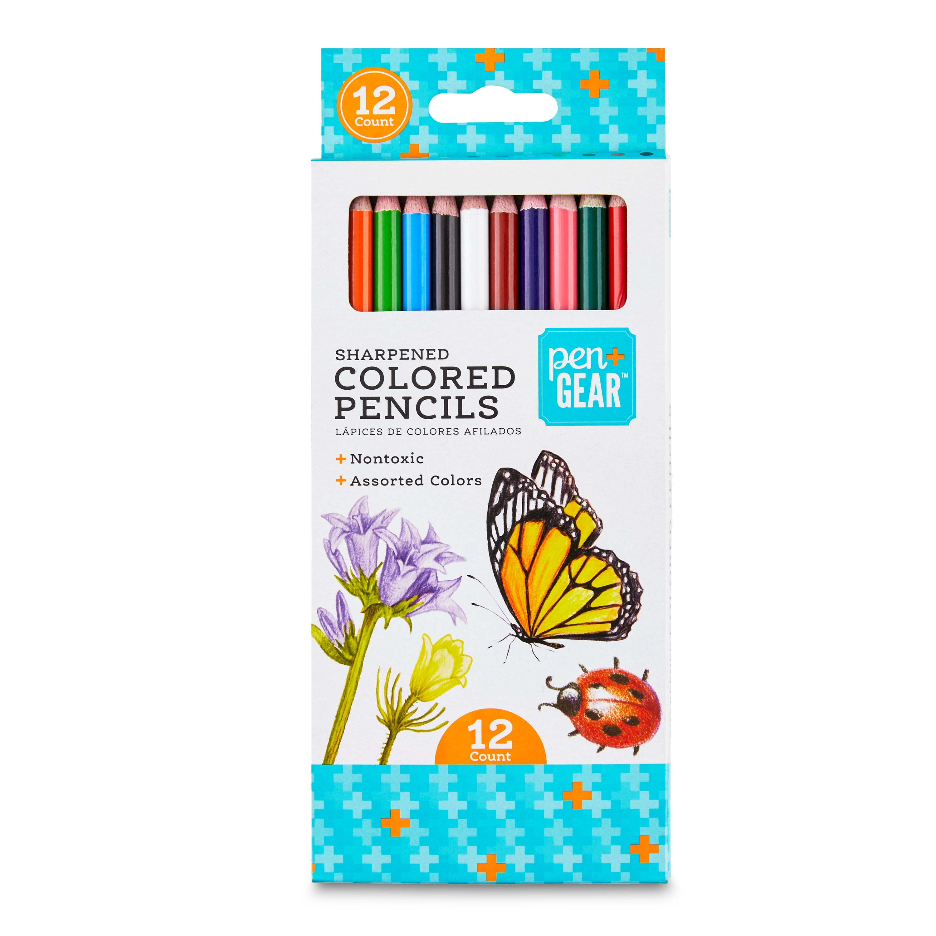 Pen + Gear Sharpened Colored Pencils, 12 Count