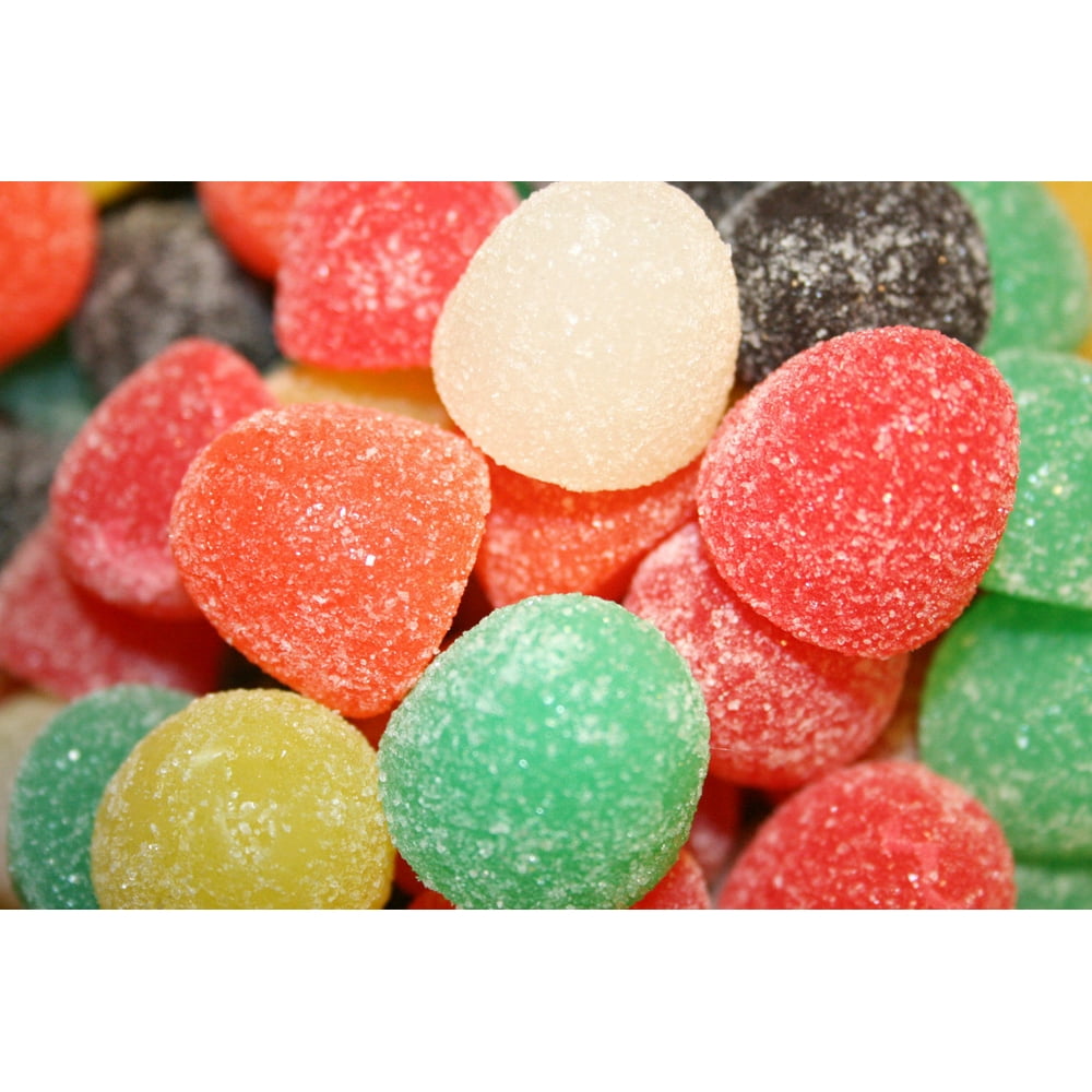 BAYSIDE CANDY GUMDROPS, GUM DROPS CANDY, 1LB
