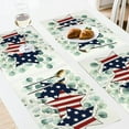 thumbnail image 5 of Lilixerw 4 PCS 4th of July Placemats,Red White Blue Heat Resistant Placemat Washable Cotton Summer Table Mats Independence Day Party Holiday Decor for Home Kitchen Dining Table Outdoor Indoor, 5 of 6