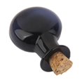 thumbnail image 4 of Collar de los deseos negro con tapones de corcho vacíos pequeños para botellas, viales y frascos de vidrio, 4 of 7