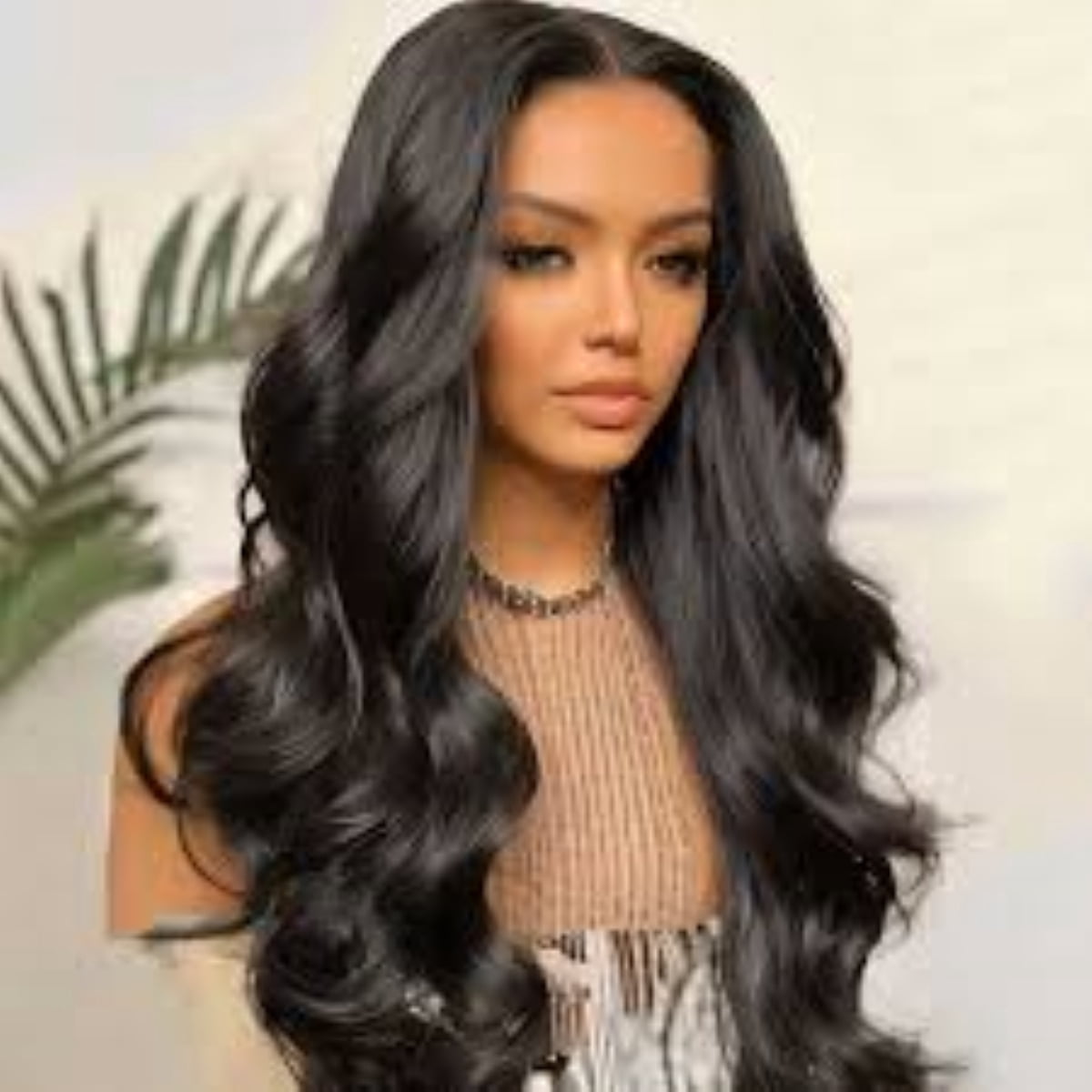 Brazellian Lace Front Wig 26 Inch Human Hair - Black