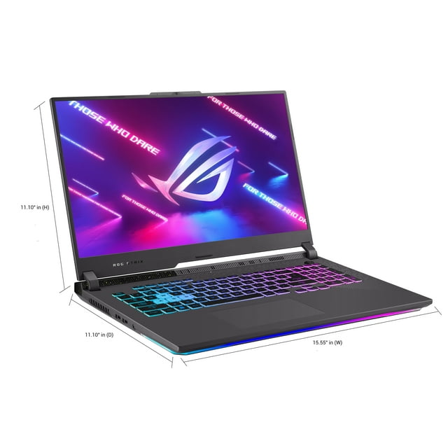 ASUS ROG Strix G17 17.3" FHD 144Hz Gaming Laptop AMD Ryzen 9-7845HX NVIDIA GeForce RTX 4070 16GB DDR5 1TB SSD Eclipse Gray (2024)