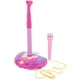 thumbnail image 2 of Juguete de micrófono para niños Juguete de karaoke educativo temprano Juguete de canto para niña niño (rosa, sin batería), 2 of 7