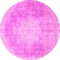 thumbnail image 1 of Ahgly Company Indoor Round Persian Pink Traditional Area Rugs, 4' Round, 1 of 4