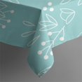 thumbnail image 6 of Floral 52" Square Waterproof Tablecloth, Floral Print Polyester Table Cover, 6 of 6