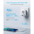 thumbnail image 3 of [2-Pack] UK Ireland Travel Plug Adapter, VINTAR International Power Adaptor with 2 USB, 4 in 1 Outlet Adaptor for USA to British England Scotland Irish London Hong Kong (Type G), 3 of 5