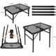 thumbnail image 3 of Foldable Camping TavleSmall Folding Camping Table for Barbecue2 Height AdjustmentsDesktop Metal Grill TableEasy to Clean, 3 of 4
