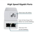 thumbnail image 2 of Inyector PoE+ Gigabit 30 W IEEE802.3at/af 328 pies EN30GT, 2 of 5