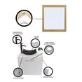 thumbnail image 4 of Gabinete Para Baño Derecho Con Espejo Decorativo VERNIER, 4 of 6