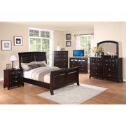 Passion Furniture Ashford Cappuccino Queen Panel Beds
