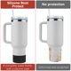 thumbnail image 5 of Uxcell Funda de Botella de Agua de Silicona [1PCS] - Funda Protectora Antideslizante para Proteger Botellas de Agua de Rasguños - [Negro - 2.95 IN], 5 of 7
