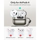 thumbnail image 2 of Funda ESR AirPods 4 2024 USB-C MagSafe Lock Titanium, 2 of 9