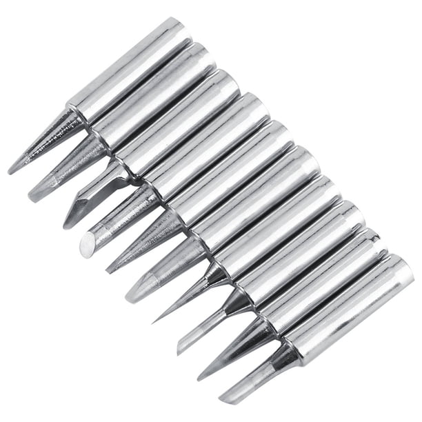 Soldering Iron Replacement Tips Set 10 Tips 900M T for Soldering Rework Station Tool for 936 937 938 969 8586 852D Soldering Stations Soldering Rework Station Tool Tip Tinner Soldering Iron Replacement Tips Set 10 Tips 900M T for Soldering Rework Station Tool for 936 937 938 969 8586 852D Soldering Stations Soldering Rework Station Tool Tip Tinner