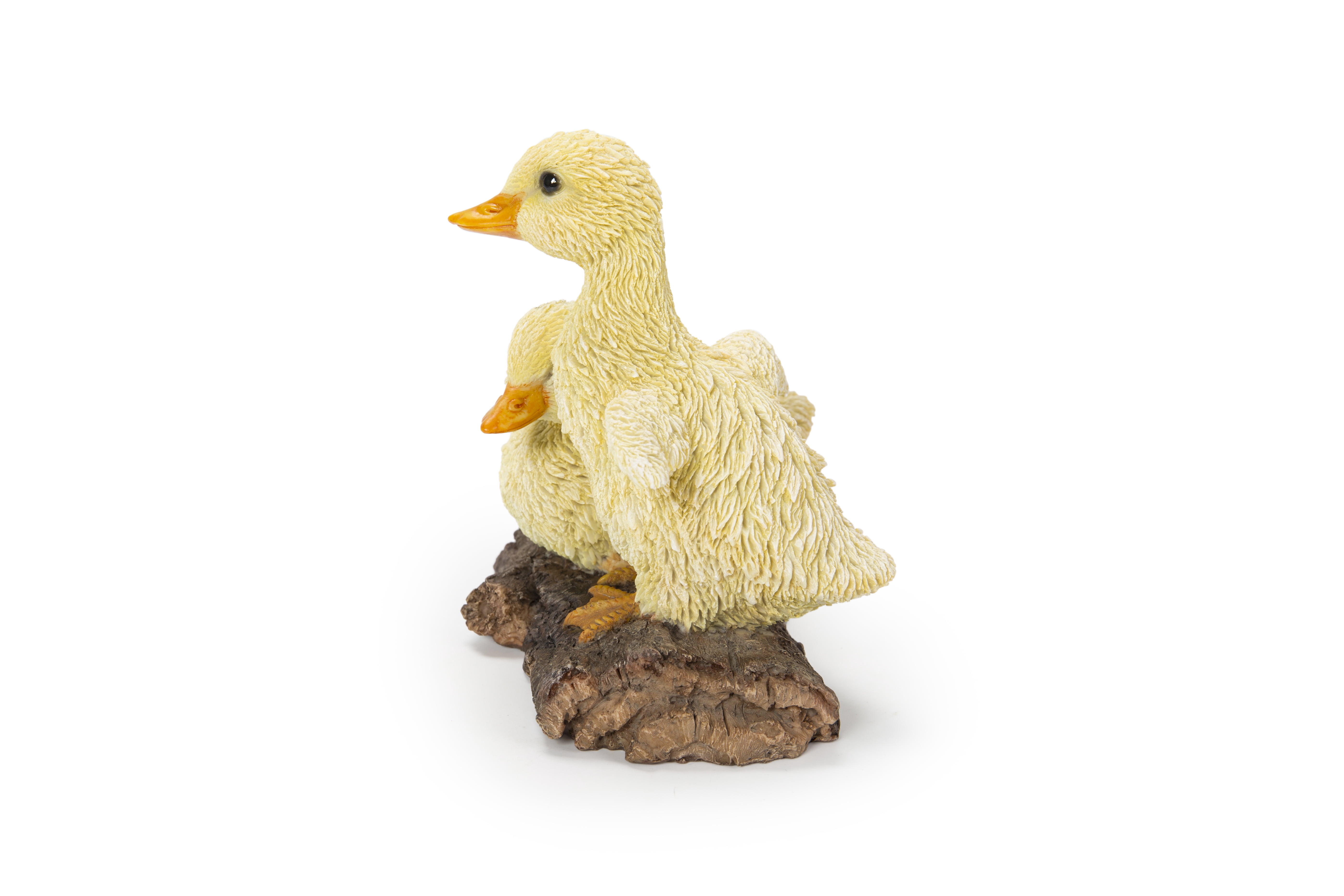 Playful Ducklings Garden Statue -Yellow