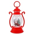 thumbnail image 2 of kiskick Santa Claus Snowmen Vintage Battery Operated Christmas Lantern – Portable Home Decoration Flameless Electronic Candle Lamp Night Light, Party Supplies Gift, 2 of 8