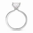 thumbnail image 3 of solitaire jewels 2CT Princess Moissanite Hidden Halo Solitaire Engagement Ring For Women, 14K Rose Gold, 3 of 6
