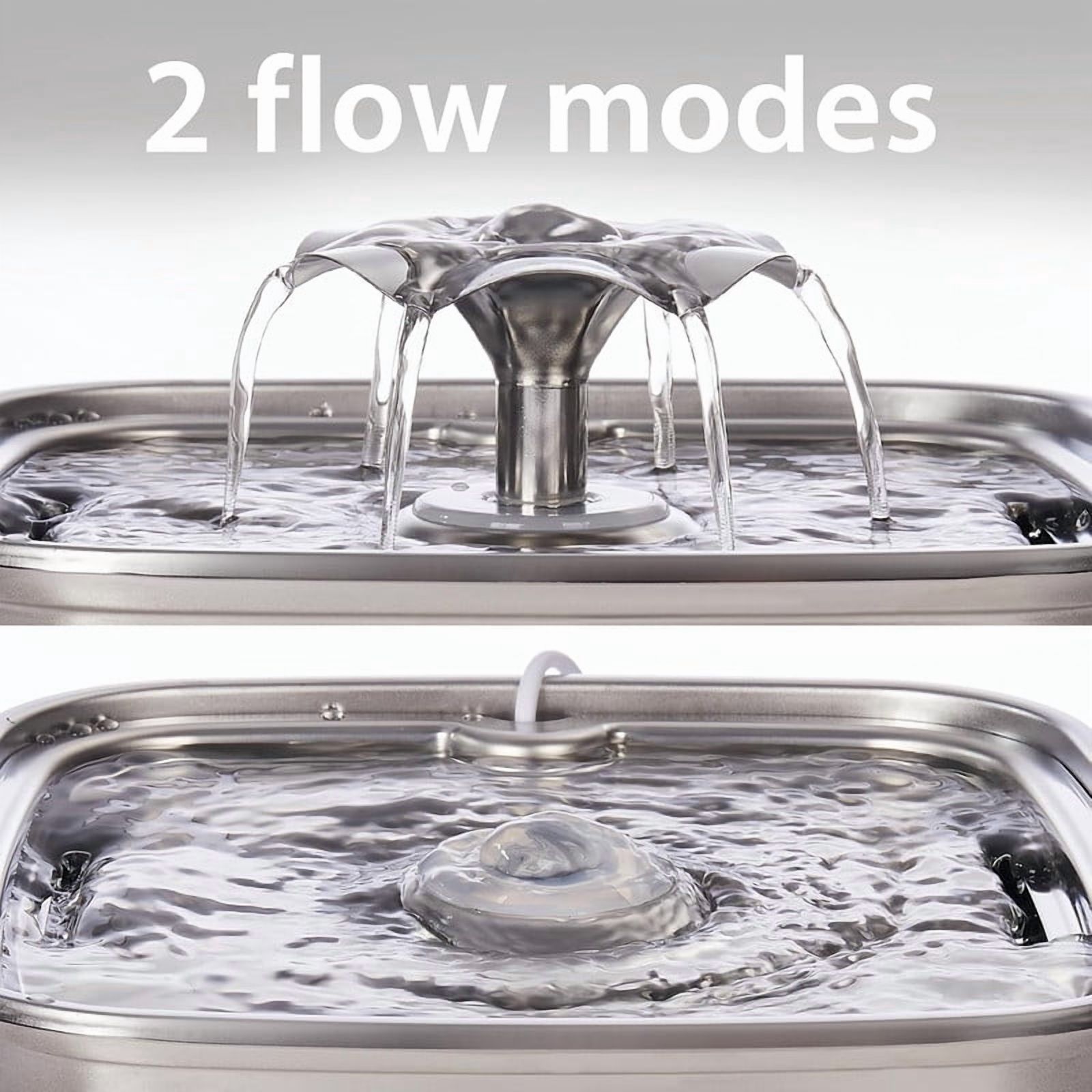 Veken Stainless Steel Automatic Pet Water Fountain photo 6