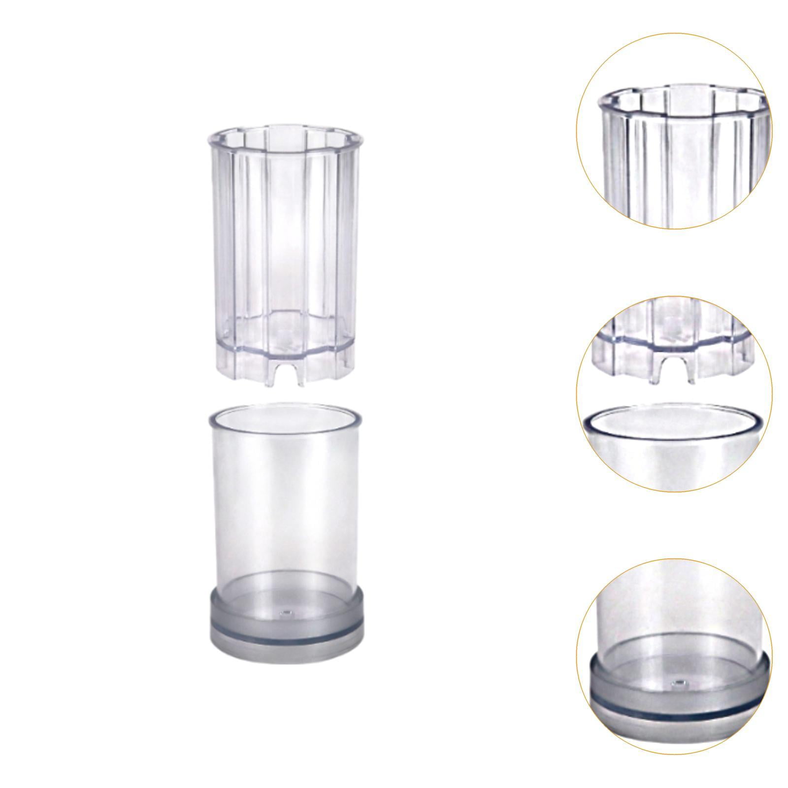 Tachiuwa Double Color Candle Making Tool Pillar Candle Model Practical DIY Crafts Ornament Candle Making Tool for Festival 7x10.4cm