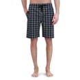 thumbnail image 4 of Hanes Men's Stretch Woven Sleep Jam Shorts, 2-Pack, 4 of 14