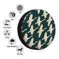 thumbnail image 4 of Gukieu Flying Swans Print Car Tire Cover, Adjustable Waterproof and Dustproof Tire Protection Cover, Suitable for SUV, Truck, Van-14 inch, 4 of 6