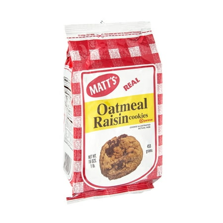 Matt's Cookies Oatmeal Raisin, 16.0 OZ - Walmart.com
