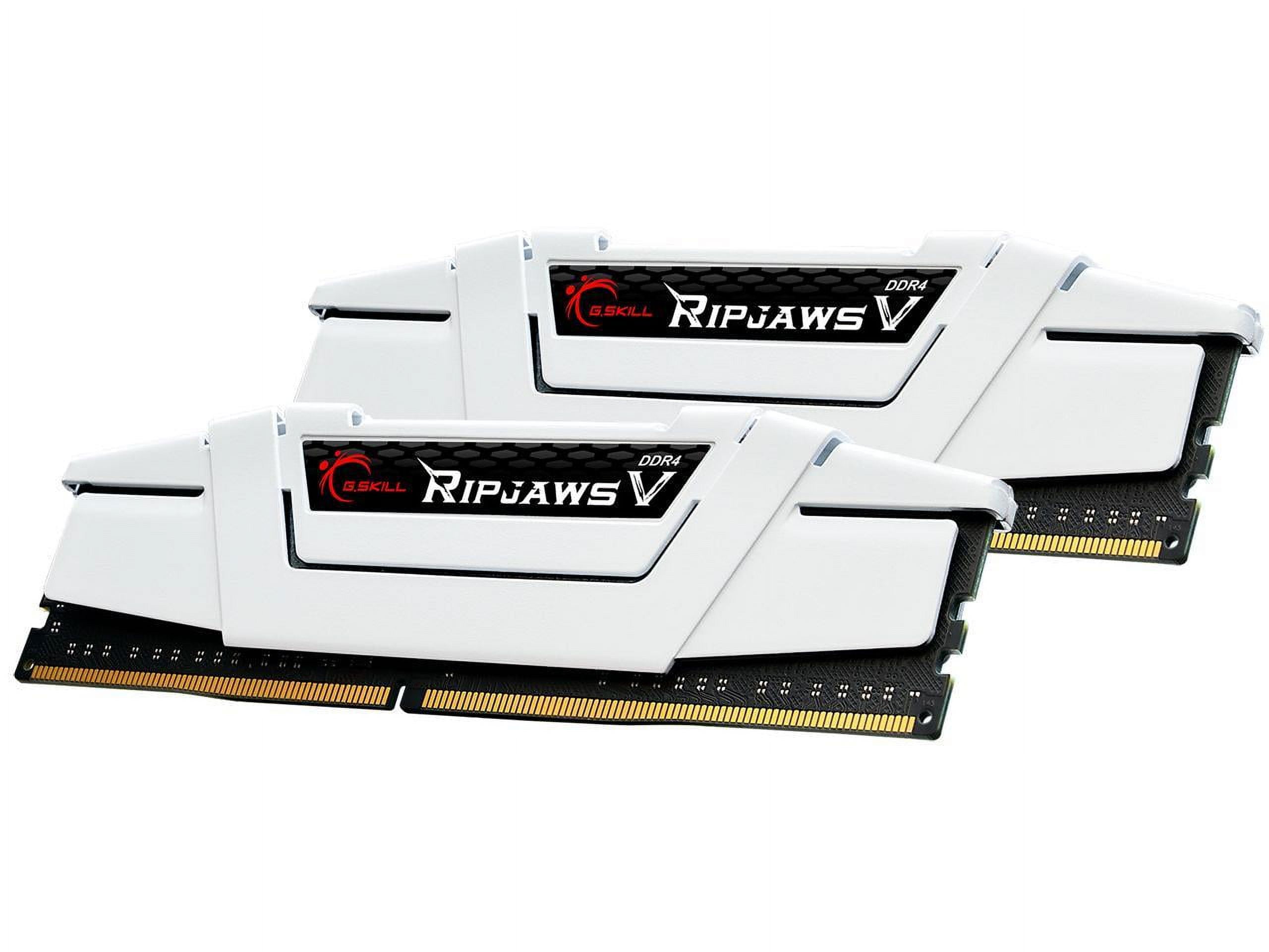 G.SKILL Ripjaws V Series 32GB (2 x 16GB) 288-Pin PC RAM DDR4 3600 (PC4 28800) Desktop Memory Model F4-3600C18D-32GVW