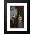 thumbnail image 2 of Gerard van Honthorst 17x24 Black Modern Framed Museum Art Print Titled - Portrait of Friedrich Wilhelm, Elector of Brandenburg, and His Wife Louise Henriette, Countess of Orange-Nassau (1647, 2 of 5