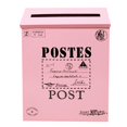 thumbnail image 2 of Buzón galvanizado Zulema Buzón de buzones de correo Rosado 23 x 6 x 30 cm, 2 of 6