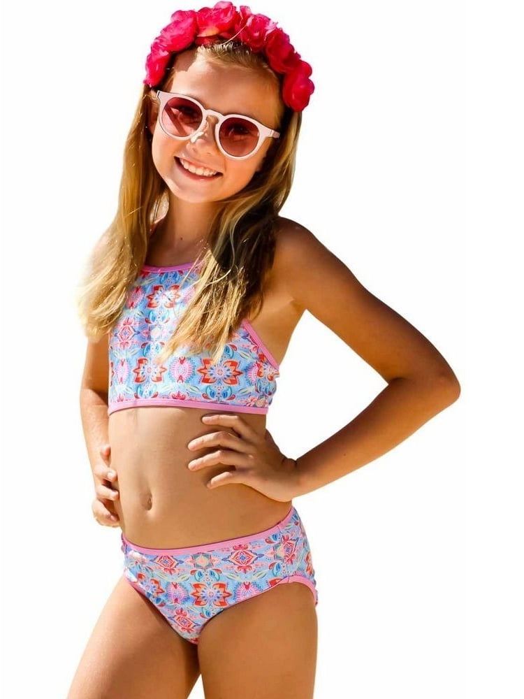 halter top bikini set