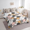 thumbnail image 3 of Manfei Cute Cat Twin Bedding Sets 7-Piece,Pet Animal Bedding Comforter Set 7-Piece,Colorful Kitten Sheet Sets For Boys Girls,Ultra Soft Room Decoration Reversible, 3 of 7