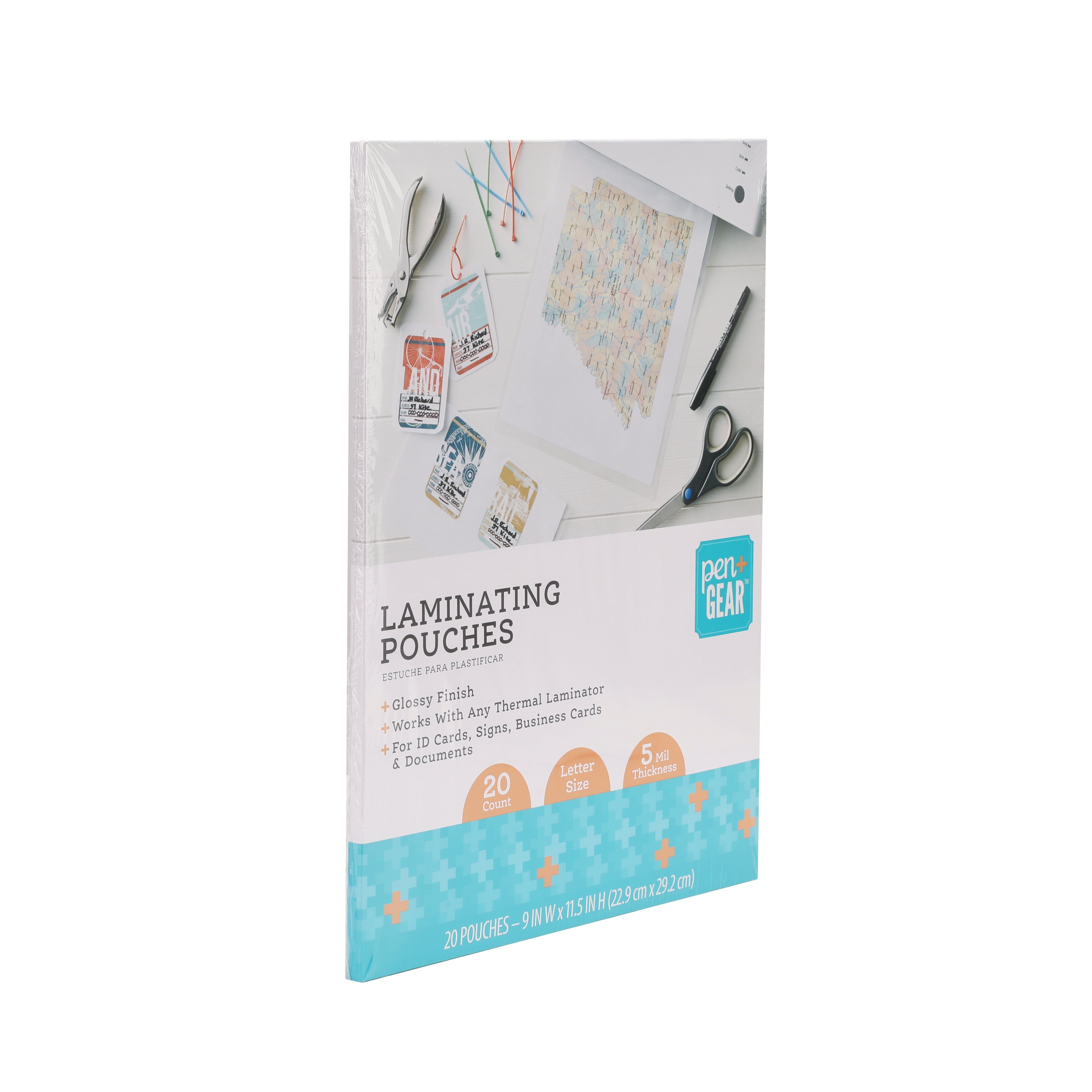 Pen + Gear Laminating Pouches, 9" x 11.5", Letter Size, 5 Mil, Clear