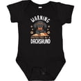 thumbnail image 3 of Inktastic Protected by a Dachshund Dog Boys or Girls Baby Bodysuit, 3 of 5