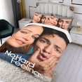 thumbnail image 3 of Sin Resentimientos Conjunto de sábanas temático, trío de piezas, cómodo y amigable con la piel, diseño único, regalo de decoración para el hogar para familiares, amigos y fans, 90 cm * 190 cm, 3 of 6