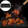 thumbnail image 2 of Raindrops Large Black Cast Iron Pan for Outdoor Cooking and Versatile Grilling Use, 2 of 7