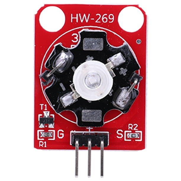 Módulo LED RGB de alta potencia para placa de módulo LED Arduino 3W con chasis PCB