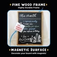 thumbnail image 2 of VersaChalk Chalkboard with Wooden Frame - 18" x 24", 2 of 5