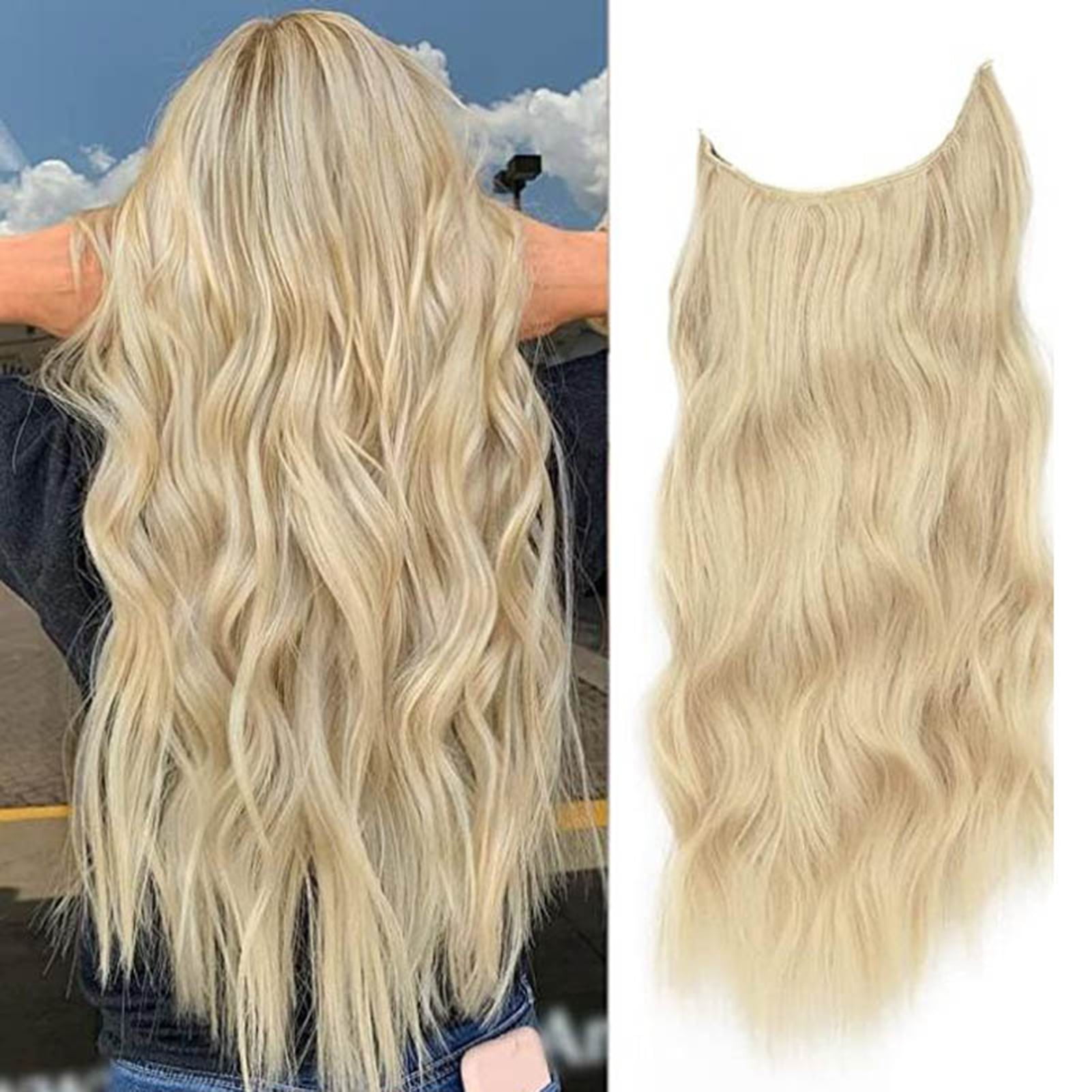 Archer Wig Piece Traceless Non-knotted Fluffy Natural Thicken Hair Fish-line  Style European And American Seamless Curly Wig Ladies Use | Walmart Canada