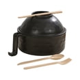 thumbnail image 1 of Cuenco práctico para fideos Bearachild negro, 1 of 6