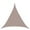 Khaki, variant on LSLJS Sun Protection Triangular Shade Garden Swimming Pool AntiUV Shade Cloth Tarpaulin Canopy, Sunshade