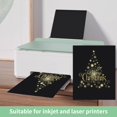 thumbnail image 3 of Papier Épais Noir Cardstock 8.5 Pouces x 11 Pouces, 25 Feuilles 300gms/110lb Papier de Construction Premium pour Invitations, Cartes, Impression de Papeterie, Bricolage, Scrapbooking, 3 of 4