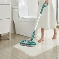 thumbnail image 1 of 2-in-1 Reusable Microfiber Mop with Adjustable Handle, USB-Powered Floor Cleaner for Hardwood, Tile, and Laminate Floors, Lightweight Household Mopping System, 1 of 9