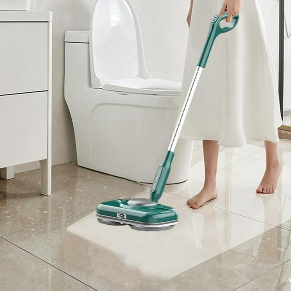 2-in-1 Reusable Microfiber Mop with Adjustable Handle, USB-Powered Floor Cleaner for Hardwood, Tile, and Laminate Floors, Lightweight Household Mopping System
