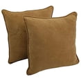 thumbnail image 2 of 25-inch Double-corded Solid Microsuede Square Floor Pillows with Inserts (Set of 2) 9813-CD-S2-MS-CM, 2 of 2