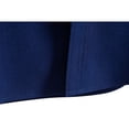 thumbnail image 5 of JULMCOMO Cotton Linen Shirts for Men Collared Roll Cuff Short Sleeve Breathable Lightweight Casual Summer Button Down Shirt Navy M, 5 of 8
