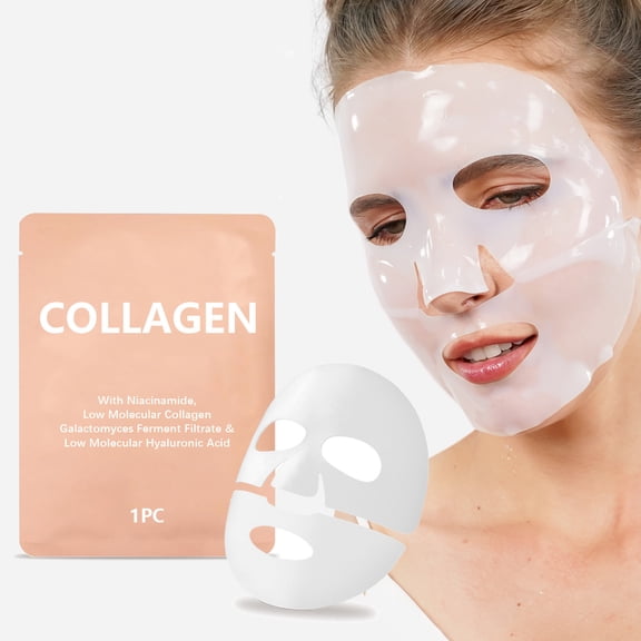 Hauiodp Collagens Moisturizing Mask Crystal Split Mask Jelly Color Dissolvable Mask