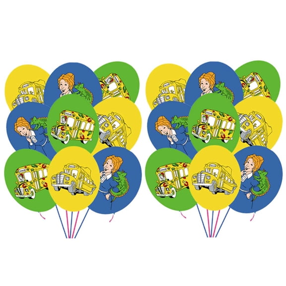 The Magic School Bus Balloons Party Supplies Birthday Favors Decorations Decor Kit Latex