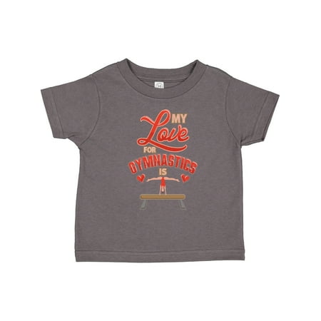 

Inktastic Gymnastics Love is Beaming Gift Toddler Toddler Girl T-Shirt
