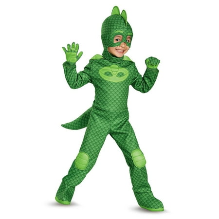 Deluxe Witch Mask - Disguise Gekko Deluxe PJ Masks Child Costume (Size 7-8)