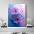 thumbnail image 2 of Mudket Framed,Canvas Wall Art,Ready to Hang,Abstract Floral Canvas Print,Modern Botanical Wall Decor,Colorful Flower Wall Art, for Bedroom Living Room Bathroom Office Decor - 12"L x 8"W, 2 of 10